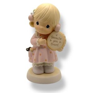 Precious‎ Moments Figurine You Count Angel Religious Christian Gifts Collectible